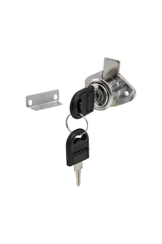 Fivestar Fck004 Katlanır Anahtarlı Oval Çekmece Kilidi 22 Mm
