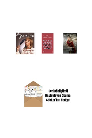 Kalemimle Kırk Sene Ciltli + Everest Açıkhava 19 - Doğdum. Kızdım + Hayal + Okuma Sticker'ları