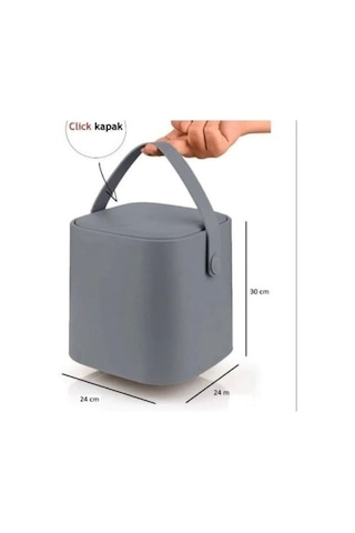 Sihirli Çöp Kovası 4 Lt Antrasit Antasit