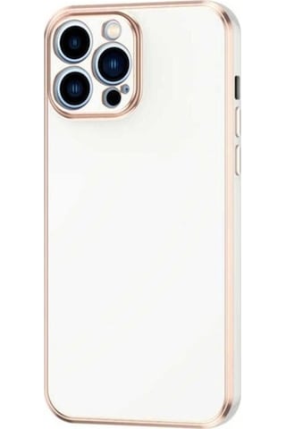 Apple Uyumlu iPhone 12 Pro Kılıf Zore Bark Kapak Beyaz