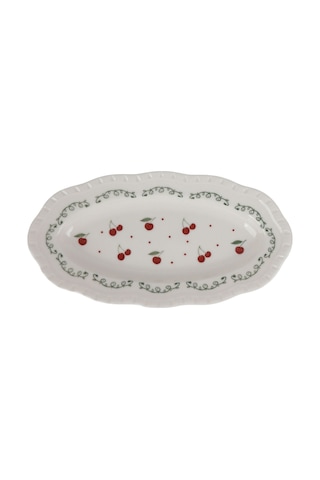 Touch Me Porselen Yemek Tabağı 19 Cm Altın - Beyaz