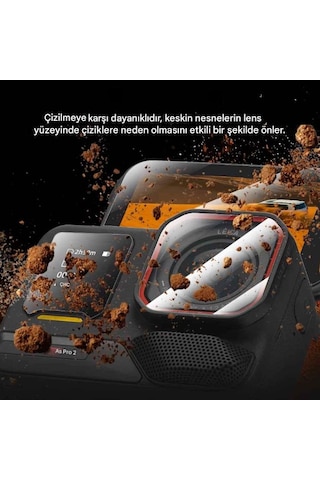 Insta360 Ace Pro/ace Pro 2 Aksiyon Kamera Uyumlu Ekran Koruyucu Nano Jelatin Seti