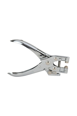 Aubyhe Metal Perforetatör, 30 Sayfa Kapasitesi, 4-13mm Uyumlu Giriş Derinliği, 5mm Delik Çapı - El İle Kullanım Gümüş