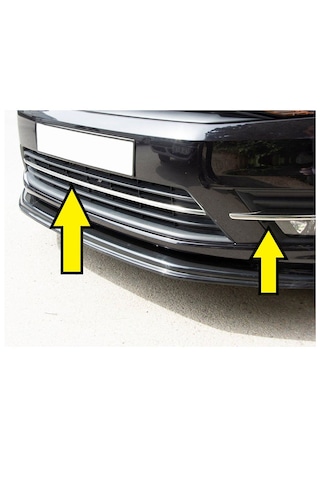 Vw Caddy Krom Ön Tampon Çıtası 2015-2020 Arası 3 Prç