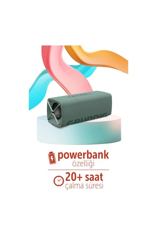 Grundig Club Bluetooth Hoparlör Yeşil