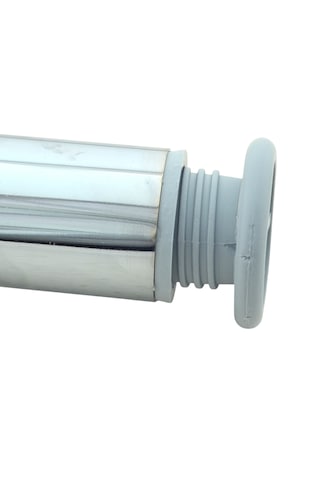 Ludıa Metal Ayarlanabilir 3 Adet Mobilya Ayağı Metal Tablalı 15cm Gri
