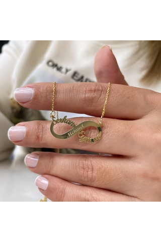 Gümüş Sonsuzluk Kolye