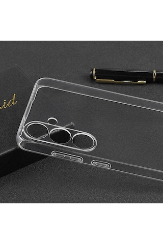Galaxy Uyumlu S24 Plus Kılıf Şeffaf İnce Ve Esnek Süper Silikon Kılıf