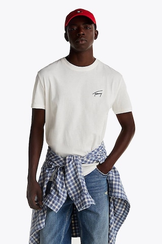 Tommy Jeans Erkek Tişört-dm0dm21140 Beyaz