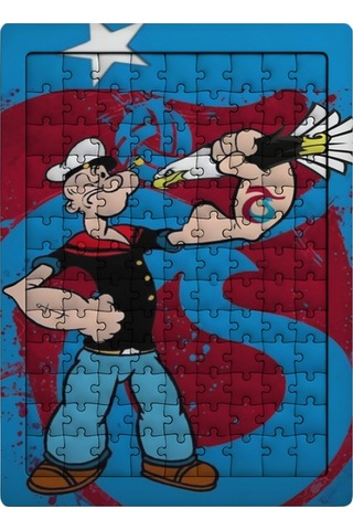 Ghostbastır Design Trabzonspor Temel Reis 99 Parça Ayaklı Puzzle Dekoratif Çocuk Yapbozu 086