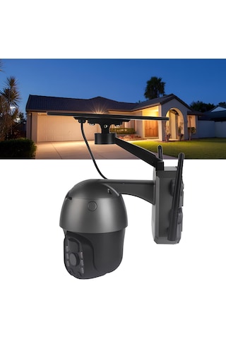 Akıllı 4g Simli Güneş Enerjili Ptz 360 Güvenlik Kamerası