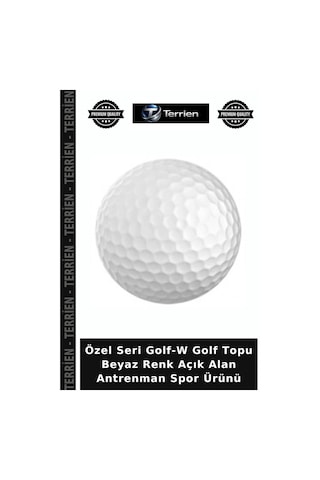 Özel Seri Golf-w Golf Topu Beyaz Renk Açık Alan Antrenman Spor Ürünü