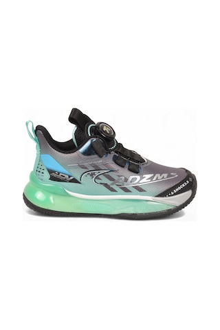 Marcokids Akıllı Bağcıklı Hafif Rahat Yeşil Unisex Çocuk Spor Ayakkabı Sneaker Play P