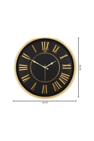 51 Cm Sessiz Mekanizma Duvar Saati - Modern Tasarım 0240-keçe-şekilli-48cm