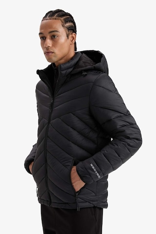 Defacto Su İtici Rüzgar Geçirmez Slim Fit Mont A3034AX23AU Siyah