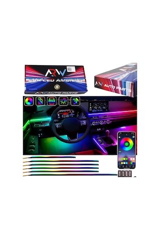 Ford Ranger Raptor Uyumlu Arw Rgb Araç İçi Ambiyans 210 Mod Full Fonksiyon