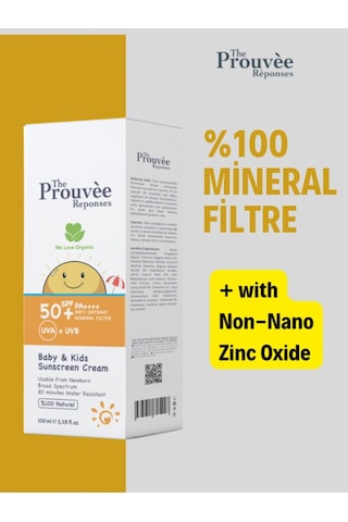 The Prouvee Reponses 50 Spf Bebek Çocuk Güneş Kremi 100ml