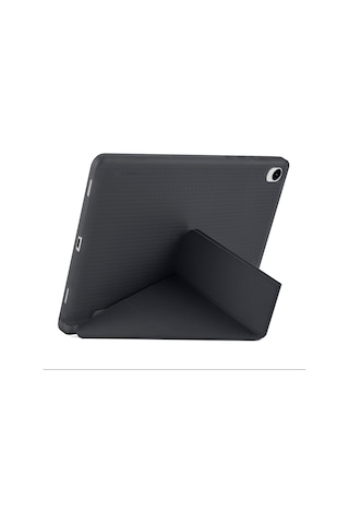 Samsung Galaxy Uyumlu Tab S11 Kılıf Tri Folding Kalem Bölmeli Standlı Kılıf Arka Kapak