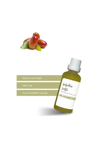 Sabunal Jojoba Yağı 50 ML - Cilt ve Saç Uyumlu Nemlendirici Bakım Yağı