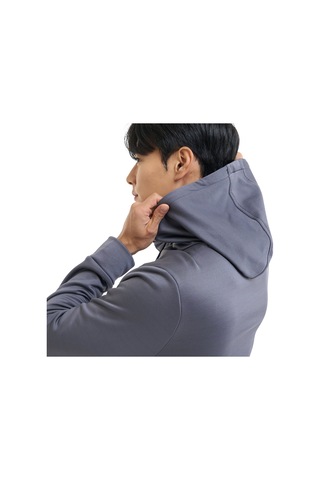 Under Armour Armour Fleece Erkek Gri Kapüşonlu Sweatshirt Gri
