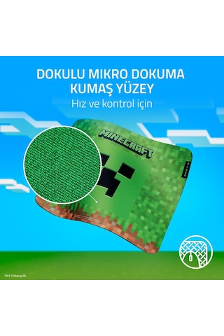 Razer Gigantus V2 Minecraft Edition - Hız Ve Kontrol Için Yumuşak