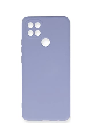 Oppo A15 Kılıf Nano İçi Kadife Silikon - Lila Belirtilmemiş
