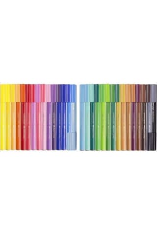 30'lu Eğlenceli Keçeli Kalem Connector Pens 30 Renk