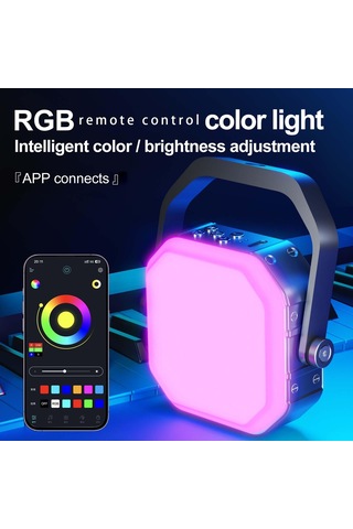 Dolıty Kamp Işık Çadır Lambası, Arka Bahçe Yürüyüş Siyah Beyaz Siyah - Beyaz