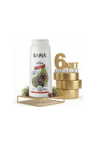 Safia Saç Dökülmesine Karşı Şampuan 6x650 Ml