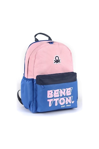 Benetton Unisex Çocuk Benetton Çift Bölmeli İlkokul Sırt Çantası 03844