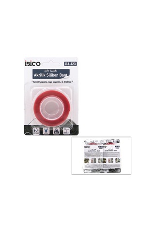 İbico İ13-123 18mm X 2m Vhb Akrilik Silikonize Çift Taraflı Bant- 12'li Paket Diğer
