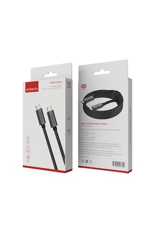 240w, 20 Gbps, 4k 60hz, Usb C&apos Den Usb C&apos Ye, Örgülü Hızlı Şarj, Görüntü Ve Veri Aktarım Kablosu Pd 3.2, 5a, İphone 15, 16, 17, M2 Macbook Pro, Air, İpad Pro Ve Galaxy S25, S24, S23 İle Uyumlu