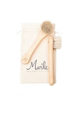 Mar'le Doğal At Kılı Yüz Bakım Fırçası