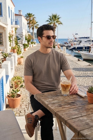 Buratti Erkek T Shirt 5904115 Kahve