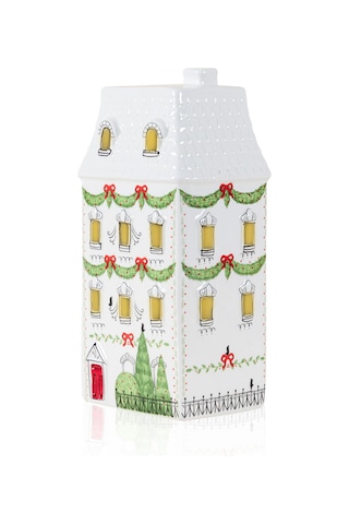 The Mia Dekoratif Led Işıklı Yılbaşı Evi 11x9x22 Cm 1 Adet