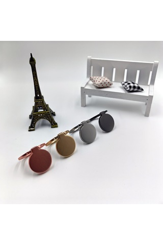 Suofeng Mükemmel Kalite Metal Zırh Çerçeve Telefon Tutucu, Ultra İnce Dairesel Tasarım, Logo Baskısı İçin Uygun, Parlak Siyah Renk