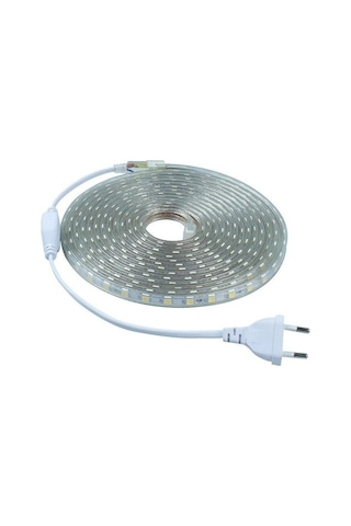 Cata Şerit Led 220Volt 3 Çip Dış Mekan Gün Işığı + Fiş 3 Metre