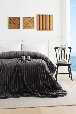 Gentle Battaniye 160 220 Antrasit Antrasit