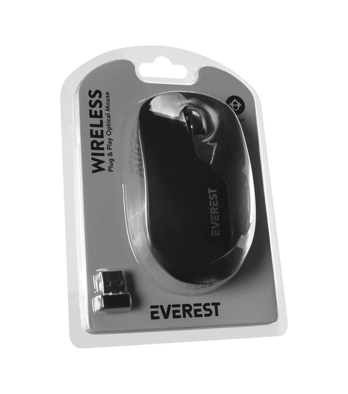 Everest Smw-973 Siyah Kablosuz Optik Mouse 2,4g 2.4g