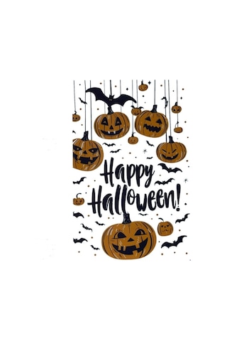 River World Duvarlar İçin Sticker Teması Hallowen Balkabaklı