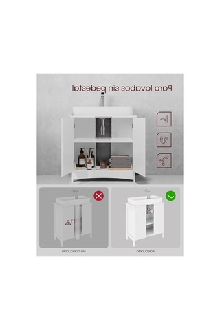 Banyo Dolabı, Ayarlanabilir Raflarla Bol Depolama Alanı Ve Şıklık Açık Meşe