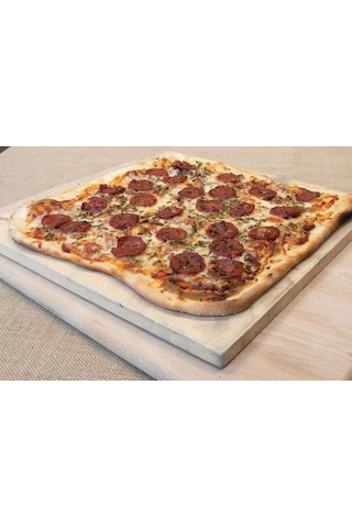 Pizza Taşı Fırın Taşı 18.5x14x2 Cm