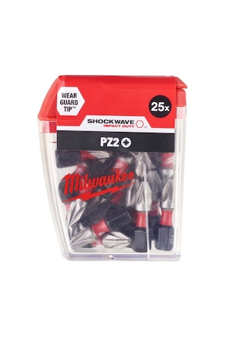 Milwaukee Bits Uç Pz2x25 MM 25 Li Paket Shockwave Yeni