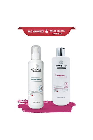 Royale Professional Saç Mayonezi 250 ML + Argan Keratin Şampuan 500 ML