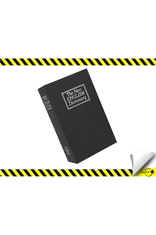 Lorex Kitap Görünümlü Şifreli Gizli Kasa Sözlük Kumbara