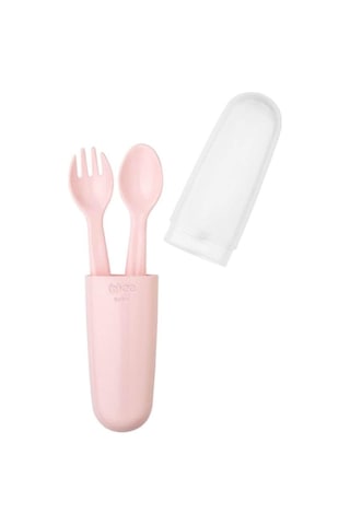 Wee Baby Çatal Kaşık Seti Pembe