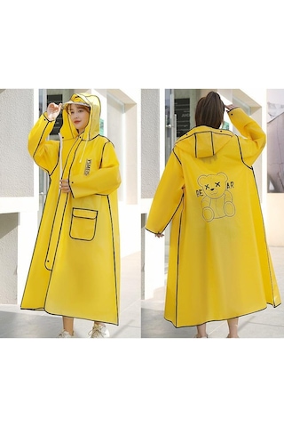 Ximistore9 Erkek Kadın Motor Sualtı Montu, Kalın Su Geçirmez, Yüksek Görünürlükli Sarı L 150-160cm