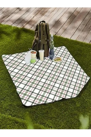 Outdress Suya Dayanıklı Çok Amaçlı Piknik Örtüsü 150 X 150 Cm Kar