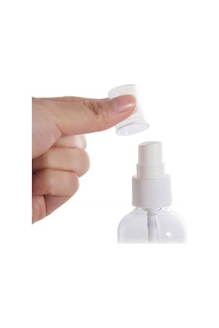 100 Adet - 100Ml Plastik Boş Şeffaf Sprey Şişe