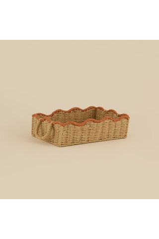Karaca Home Shalia Dekoratif Sepet Organizer 36x26x18 Cm Kahverengi